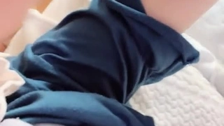 虽然害怕怀孕，但仍然阻止不了我调教18岁巨乳母狗！